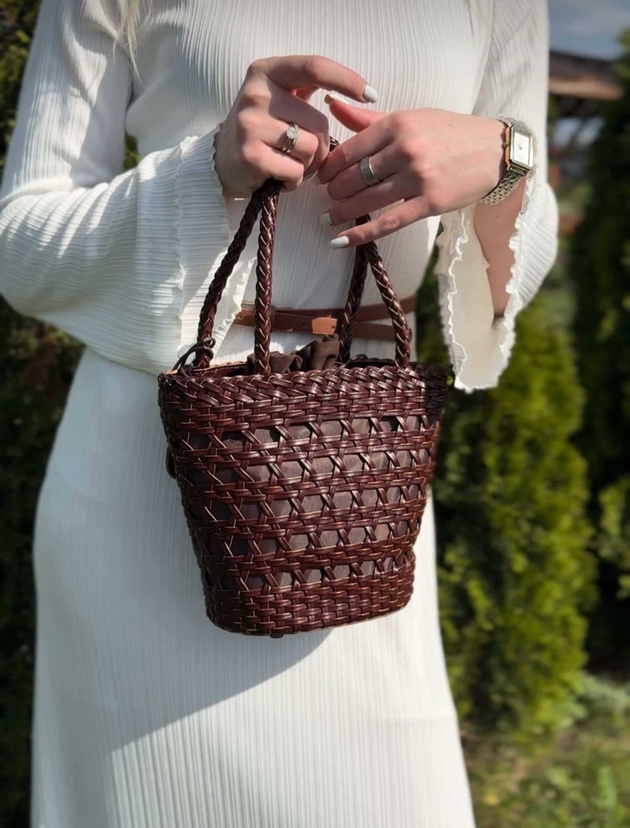 Torebka Anna mini Brown - Dea Immagine